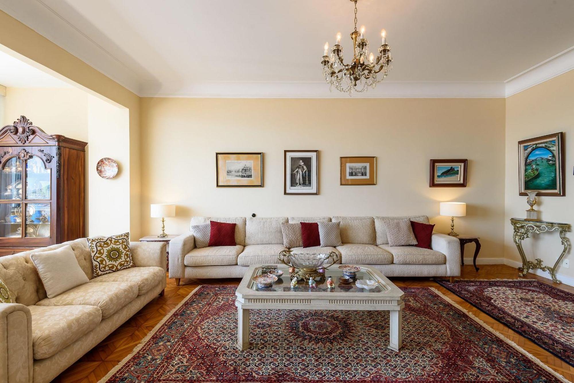 Apartemen Classico E Luxuoso 4qtos A Beira-mar | A 3484/301 Rio de Janeiro